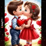 Figurinha de Amor para WhatsApp