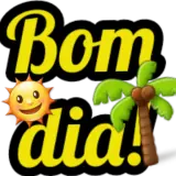 Figurinha de Bom Dia para WhatsApp