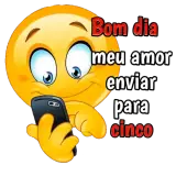 Figurinha de Saudações para WhatsApp