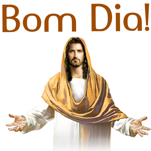 Figurinha para WhatsApp — Saudações