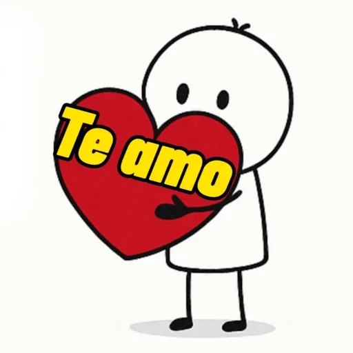 Figurinha para WhatsApp — Amor