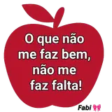 Figurinha de texto para WhatsApp