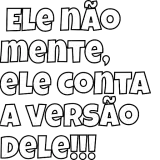 Figurinha de texto para WhatsApp