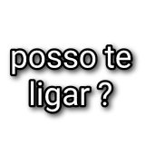 Figurinha de texto para WhatsApp