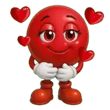 Figurinha de Amor para WhatsApp