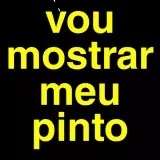 Figurinha de texto para WhatsApp