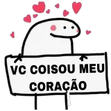 Figurinha de Amor para WhatsApp
