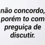 Figurinha de texto para WhatsApp