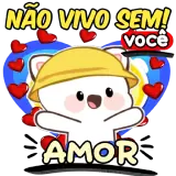Figurinha de Amor para WhatsApp