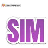 Sticker de texto para WhatsApp