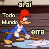 Figurinha de Pica-Pau para WhatsApp