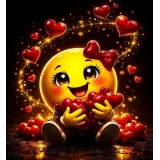 Figurinha de Amor para WhatsApp