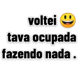 texto WhatsApp sticker