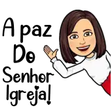 Figurinha de religião para WhatsApp