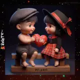 Figurinha de Amor para WhatsApp