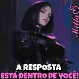 Figurinha de texto para WhatsApp