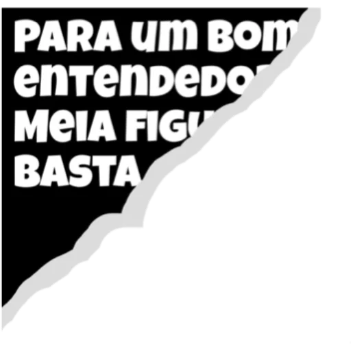 Figurinha para WhatsApp — texto