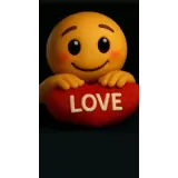 Figurinha de Amor para WhatsApp