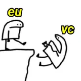 Figurinha de reação para WhatsApp