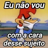 Figurinha de Pica-Pau para WhatsApp