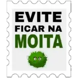 Figurinha de texto para WhatsApp