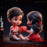 Figurinha de Amor para WhatsApp