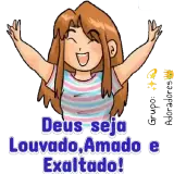 Sticker de religião para WhatsApp