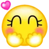 Figurinha de Emojis Amarelos para WhatsApp