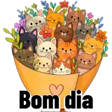 Figurinha de Bom Dia para WhatsApp