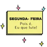 Figurinha de texto para WhatsApp