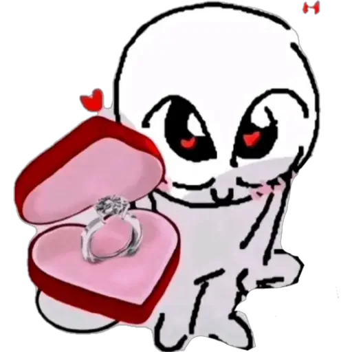 Figurinha para WhatsApp — Amor