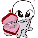 Figurinha de Amor para WhatsApp