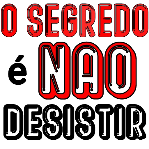 Figurinha para WhatsApp — texto