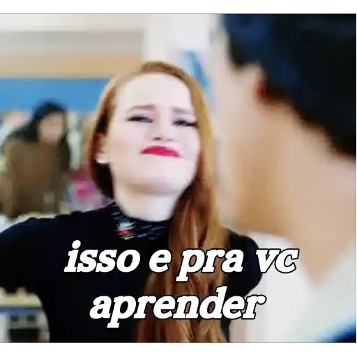 Figurinha para WhatsApp — reação