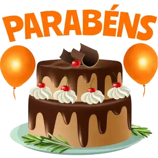 Figurinha para WhatsApp — Feliz Aniversário