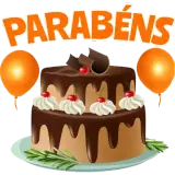 Figurinha de Feliz Aniversário para WhatsApp