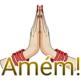 Figurinha de religião para WhatsApp