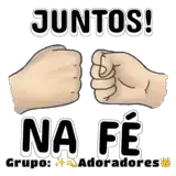 Sticker de religião para WhatsApp