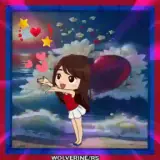 Figurinha de Amor para WhatsApp