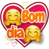 Figurinha de Bom Dia para WhatsApp