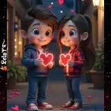 Figurinha de Amor para WhatsApp