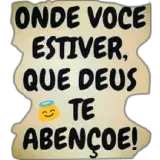 Figurinha de religião para WhatsApp