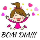 Figurinha de Bom Dia para WhatsApp