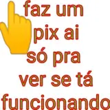 Figurinha de texto para WhatsApp