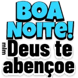 Figurinha de Boa Noite para WhatsApp