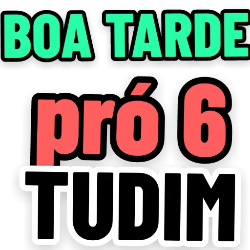 Figurinha para WhatsApp — Saudações