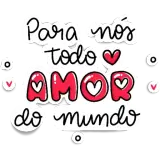 Figurinha de Amor para WhatsApp