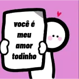 Figurinha de Amor para WhatsApp