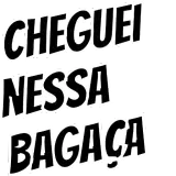 Figurinha de texto para WhatsApp