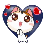 Figurinha de Amor para WhatsApp